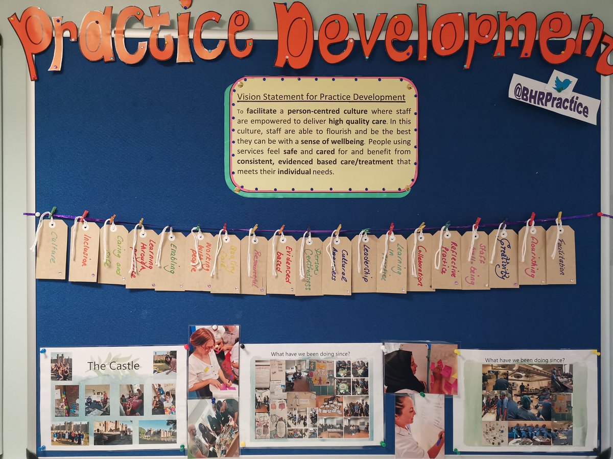 BhrPractice's tweet image. Our PD Board in Education centre received a creative makeover today. Come and visit for a regular flavour of the work being done. #caringcultures #embracingcreativity #bettertogether @HalfordKathryn @HalfordKathryn @FoNScharity @DrTheresaShaw @BHR_hospitals @MrsBosanquet