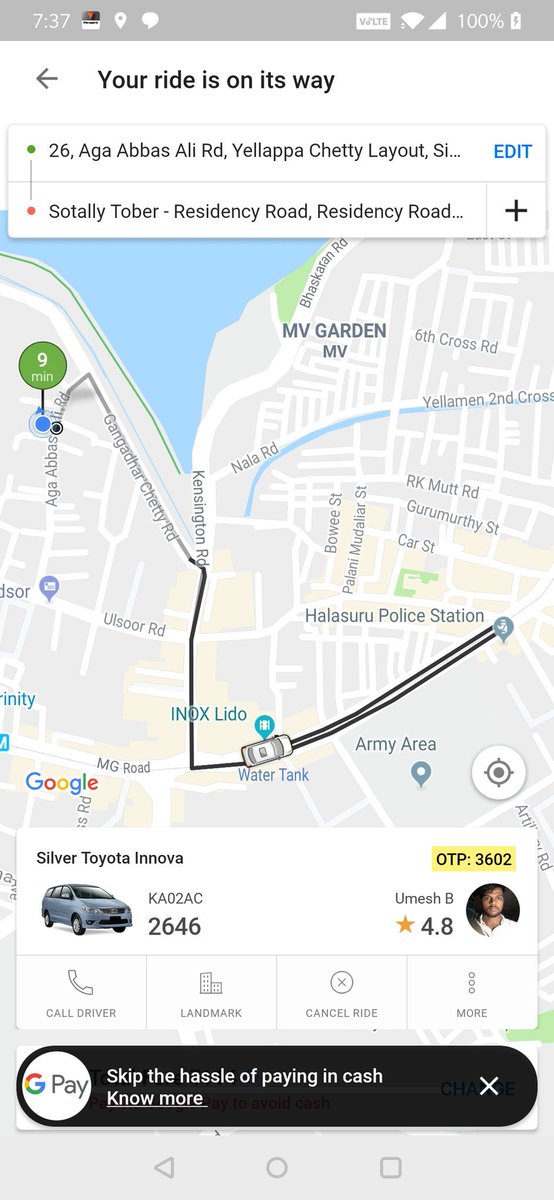 Talesoffroth's tweet photo. @ola_supports Drive cancels on me after waiting 15 mins for him. What a Chootiah https://t.co/gdV2fOyACV