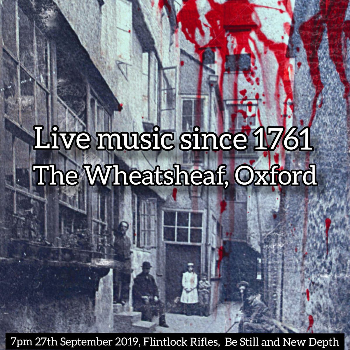 We're Rocking tonight in one of the Best and Oldest Music Venues in The UK TONIGHT!

8pm Newds! Get your bods down there... Hear some flipping awesome Rock and Punk from Flintrock Rifles and <a href="/bestillox/">Be Still</a> all kicked off with our own unique sounds!