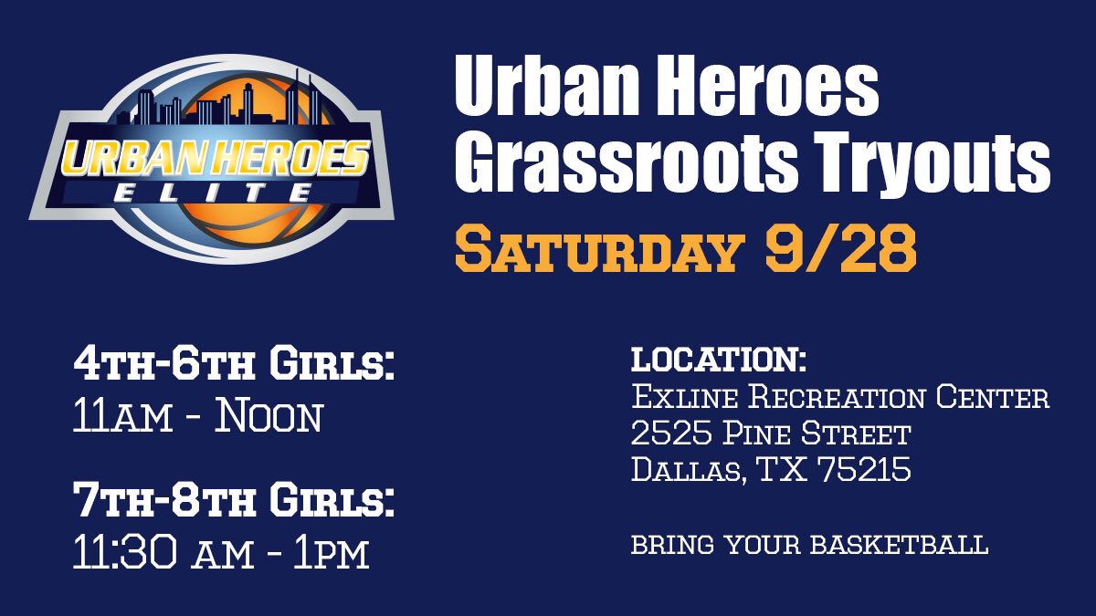originalicon's tweet photo. Tomorrow is the day!  Hope to see you there.  Don’t forget to have your daughter bring her basketball and come ready to compete! @HeroesElite https://t.co/PIHhCmT4lv