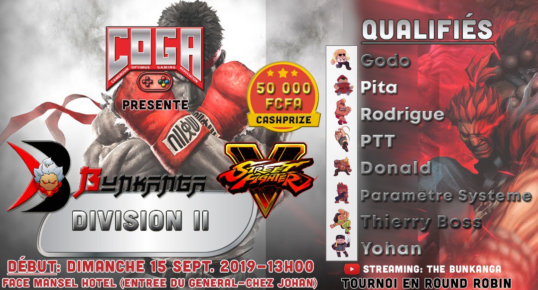 Bunkanga1's tweet photo. Bunkanga phase 2 Sf5(D2) continue ce dimanche 29 Septembre 2019 des 13h voir 14h maxi
Lien stream sur la chaîne youtube .
https://t.co/tlQmlvTvZn https://t.co/tfaDykkpRr