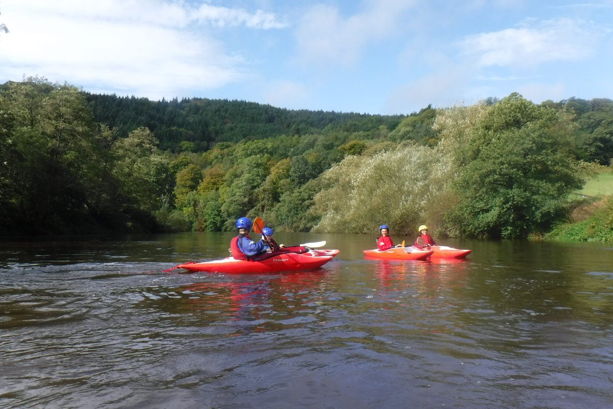 #sunshine and #showers today on the #riverwye the level was #high so the #kayaks were cruising downstream. #deanwye #wyedean #gloscol #forestofdean #wyevalley #paddling