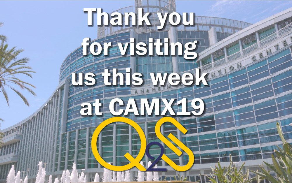 Q2SERP's tweet photo. Thank you to all the #CAMX19 folks who stopped by our booth this week to learn about our #ERP and #MES solutions for the #composites and #advancedmaterials industries. Be sure to visit our website at https://t.co/P6n6CoDcGj #Q2SERP https://t.co/vlqWhMKMs0