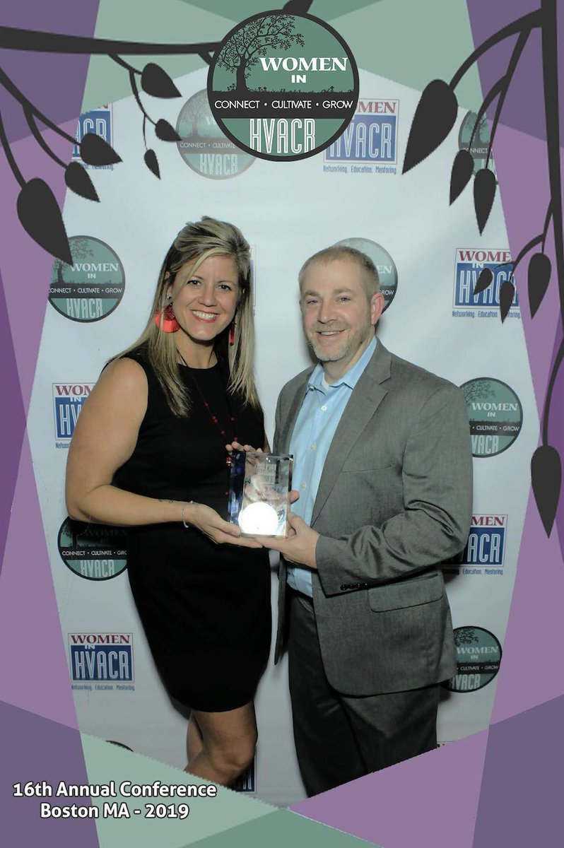 packardonline's tweet image. Dedication and support are key characteristics that Packard takes pride in. This weekend our team accepted an award for 5 YEARS of dedication in supporting Women in HVAC/R. #womeninhvacr #PackardPride #TGIF