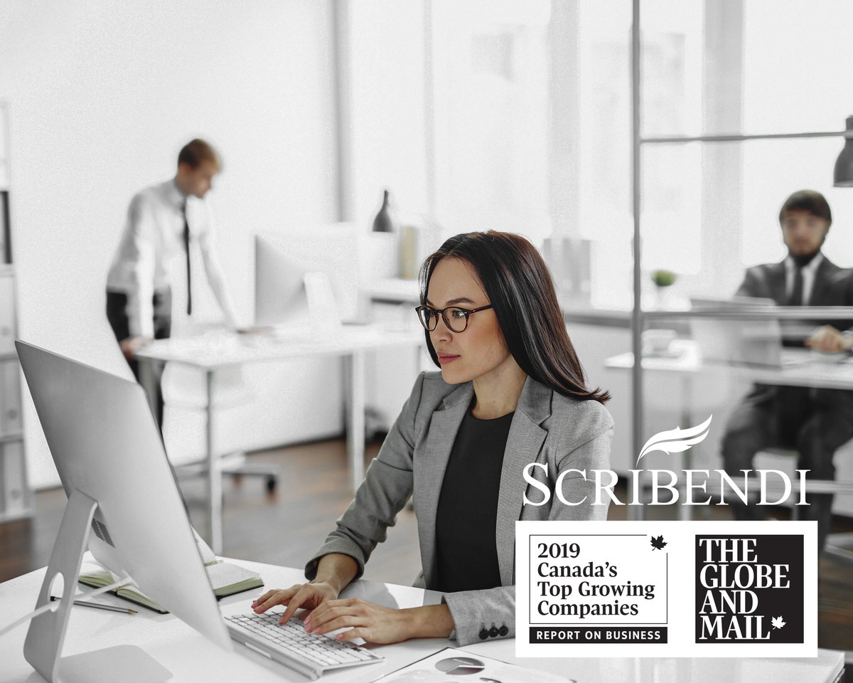 Scribendiinc's tweet photo. Scribendi is proud to announce it placed 396th on the Report on Business ranking of Canada’s Top Growing Companies! To read more visit https://t.co/bP68szwWYz #ScribendiInc #Scribendi #CanadasTopGrowingCompanies @globeandmail #PressRelease https://t.co/UtxF7rJMJv