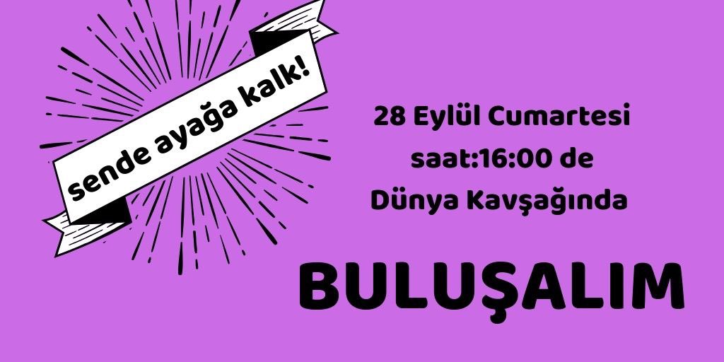 Li hemberî gasp kirina vîna jinê,
Li hemberî qetlîama jinê,
Li hemberî tacîz û dest dirêjiya jinê
#TuJiRabeSerPiyan
Roja şemîyê seat di 16.00an de em her yek bi rengê xwe tevlî meşa jina bibin û dengê xwe bilind bikin