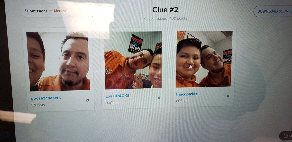 MPorras_EHS's tweet photo. "Can we do this everyday?" LOVE IT!โคโคโค @GooseChase #TeamSISD @Hernando_MS #CavTech #Collaboration #teamwork @SPorras_HMS @PFernandez_HMS @AGallego_HMS https://t.co/HRlSp4fdmZ