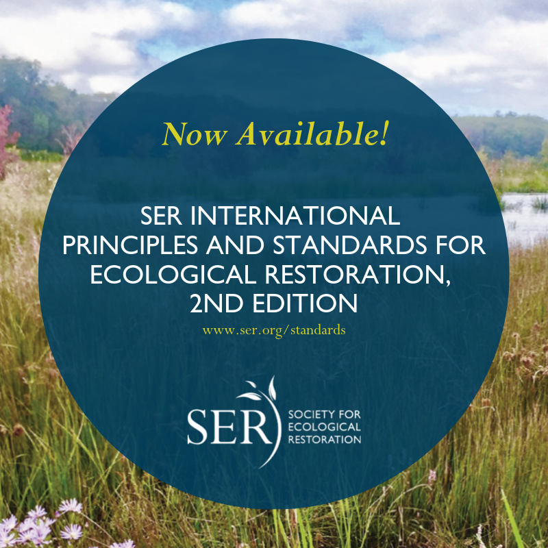 SERestoration's tweet photo. Now Available:  SER International Principles and Standards for Ecological Restoration, 2nd edition! 
 https://t.co/wzsJ3k0xya

#ecologicalrestoration #standards #UNDecade https://t.co/opf8oTVM2N