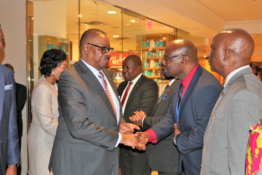 President Prof. <a href="/APMutharika/">APM</a> and the First Lady Prof. Gertrude Mutharika have left New York, #USA after attending the 74th United Nations General Assembly.
#ManaNews #UNGA2019 #UNGA74 #UNGA #UNGA19 
<a href="/MwNewsAgency/">Malawi News Agency</a> <a href="/MarkBotomani/">Hon.Mark Botomani, MP</a>