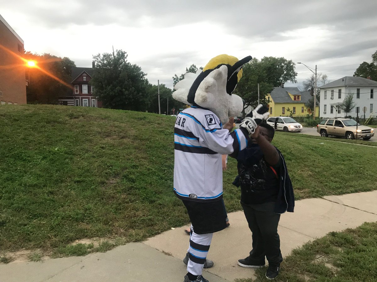 What an AMAZING morning! More than 50 community members participated in Rock Island Academy's Million Father/Man March today! They lined the entrance outside the school to give high fives! You put a smile on our student's faces! #ThisHouseRocks