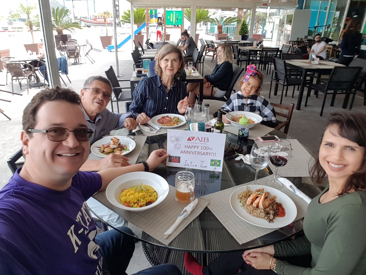 AIBIntl's tweet photo. Today our global teams are celebrating our Centennial with their friends and family in over 140 countries around the world! They're living our passion - Ensuring the enjoyment of food everywhere! #FoodSafety https://t.co/DH5hWVeOHN