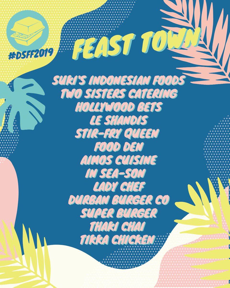 dbnstreetfood's tweet photo. Come Hungry! Doors open at 6pm - We've hope you've skipped lunch because we've got a feast to offer you at the Durban Street Food Festival! Food Trucks, Feast Town, Desserts and the Bunny Chow Barometer. #DSFF2019 https://t.co/92aVmFnvsR