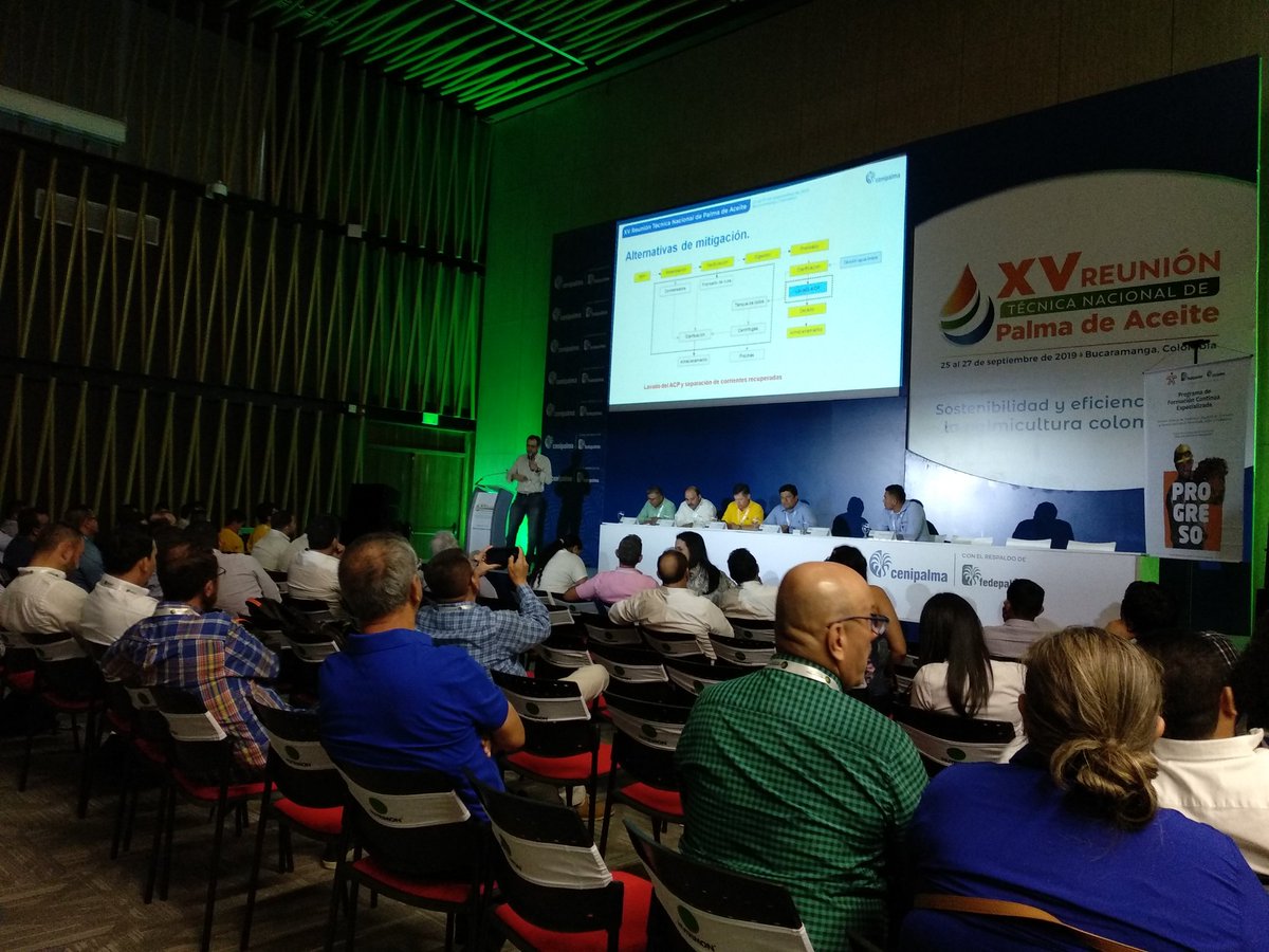 CenipalmaOrg's tweet image. #AEstaHora estamos en el #Módulo6 Salón Académico desarrollando temas sobre: Eficiencia Tecnológica en plantas de beneficio. #ReuniónTécnicaPalma