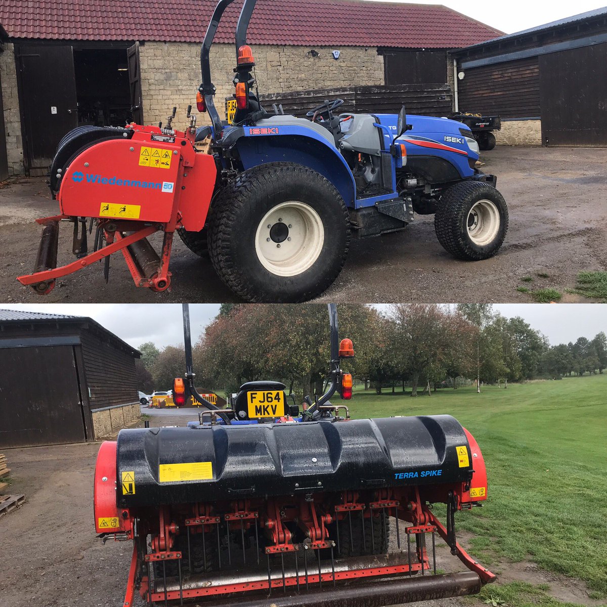 All set for greens maintenance on Monday, thanks to <a href="/VillarsPeter/">Peter Villars Sports Grounds Maintenance</a> for service 
#aeration #turfmaintenance #greenkeeping <a href="/KingsdownGC/">Kingsdown Golf Club</a>