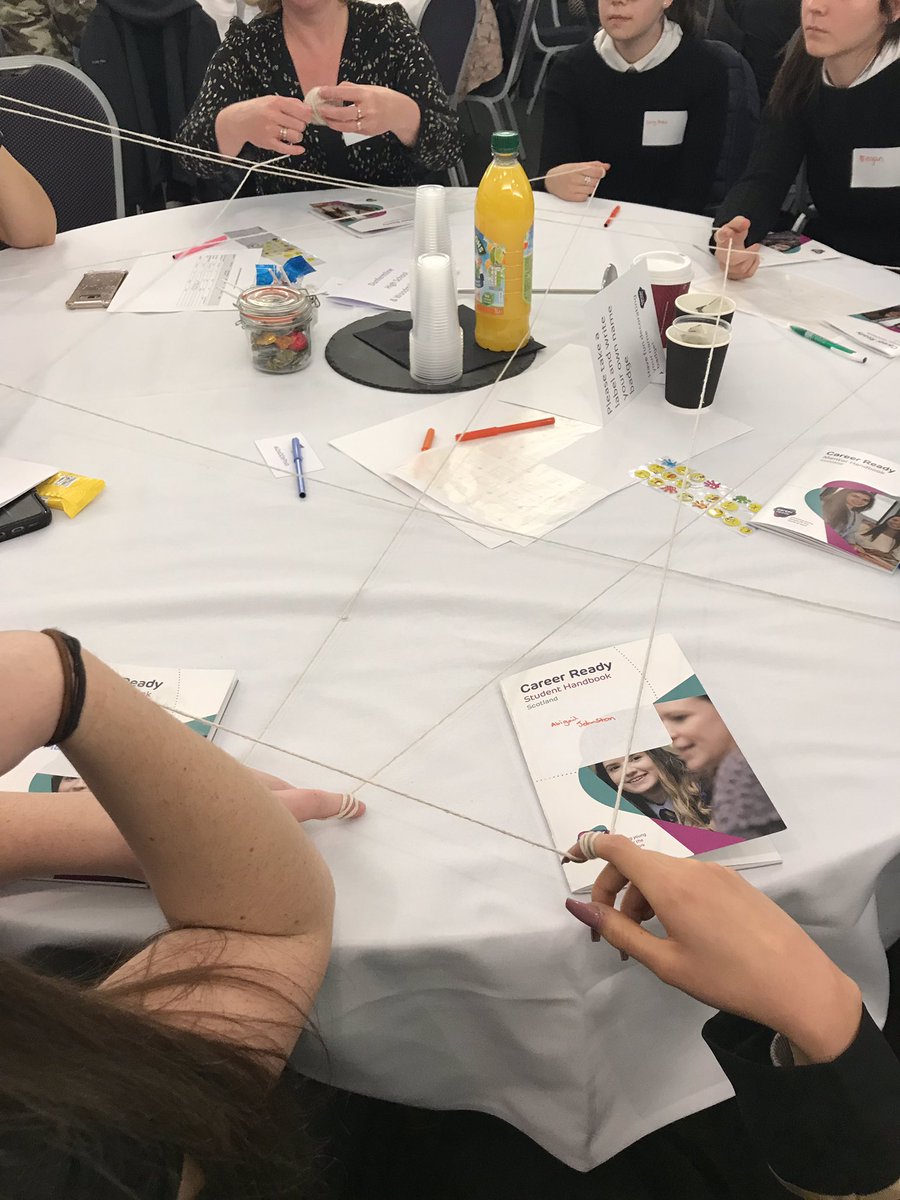 WoodmillWorks's tweet photo. Team Woodmill enjoying the @CareerReadyUK Fife Launch event. Lucky to have some great mentors and pupils on board! #letsgofife @MhairiP83 @TechnipFMC @OptosUWF @WoodmillHigh https://t.co/K7iA05HYx3