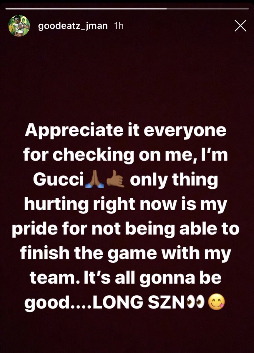 packers's tweet photo. “It’s all gonna be good.”

An update from #Packers RB Jamaal Williams on Instagram. https://t.co/Bd3Kf1xCgN