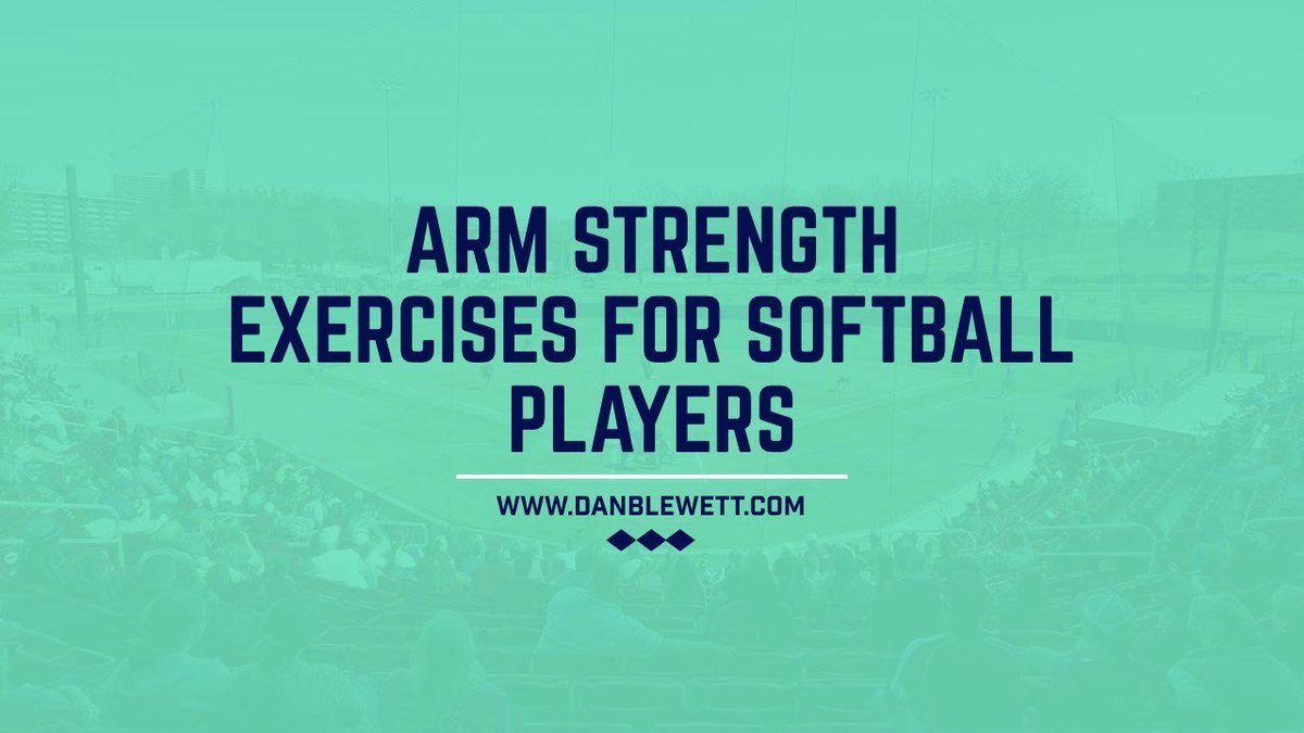 ConnectSports_'s tweet image. Arm Strengthening Exercises for Softball Players 
buff.ly/2m64Q41 
#softball #armstrength #strengtheningexercises #softballplayers #exercises