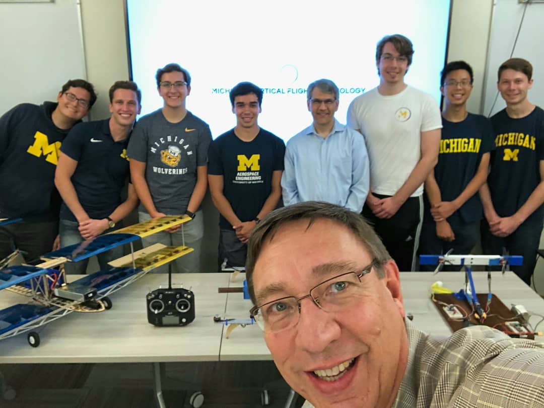 UM_MVFT's tweet photo. A massive thank-you to Mr. Mike Hirschberg @vtolsociety for meeting with our team to discuss student involvement in #eVTOL and our advisor Professor Cesnik for making it possible!
@ElectricVTOL @UMRobotics @UMengineering @UMWilsonCenter #MVFT https://t.co/5XECnUhfQ4