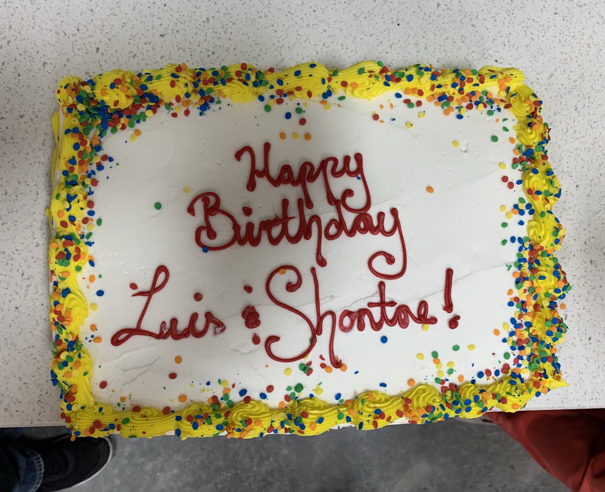 LuisHD2018's tweet photo. I still think about this birthday cake my Home Depot family got me from time to time! I need the recipe 😂 🎂 🍰 @HomeDepot @Home6213 @SlavaIZhuk @GraceKi23492858 @shontae_b @HD_LuisD https://t.co/xlb3Bo4bVy
