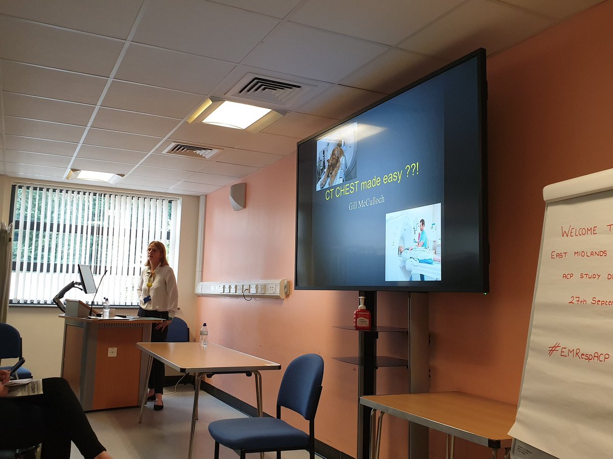 EmmaToplis's tweet photo. Fantastic session on basic CT chest interpretation from Dr McCulloch. @UHDBTrust @RdhRespiratory @s_uhdb #ACPs #EMrespACP #respiratory #advancedpractice https://t.co/QfHcResKss