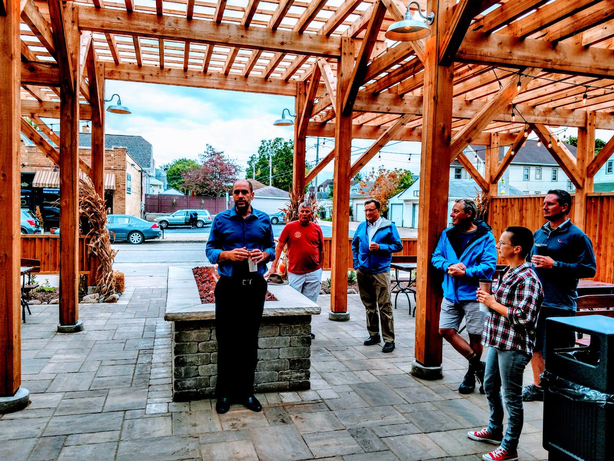 erikk292mke's tweet photo. On behalf of @JeremyLFojut &amp; I, thank you to everyone who participated in @NEWaukee #SideWAUKSession in @westalliswigov led by @rbmonnat, @MayorDanDevine, &amp; @MandelGroupInc.  It was a great way to start #TGIF morning.  #SideWAUK #StepOutsideYourComfortZone #NEWaukee #WestAllis https://t.co/1i1tH1N8nL