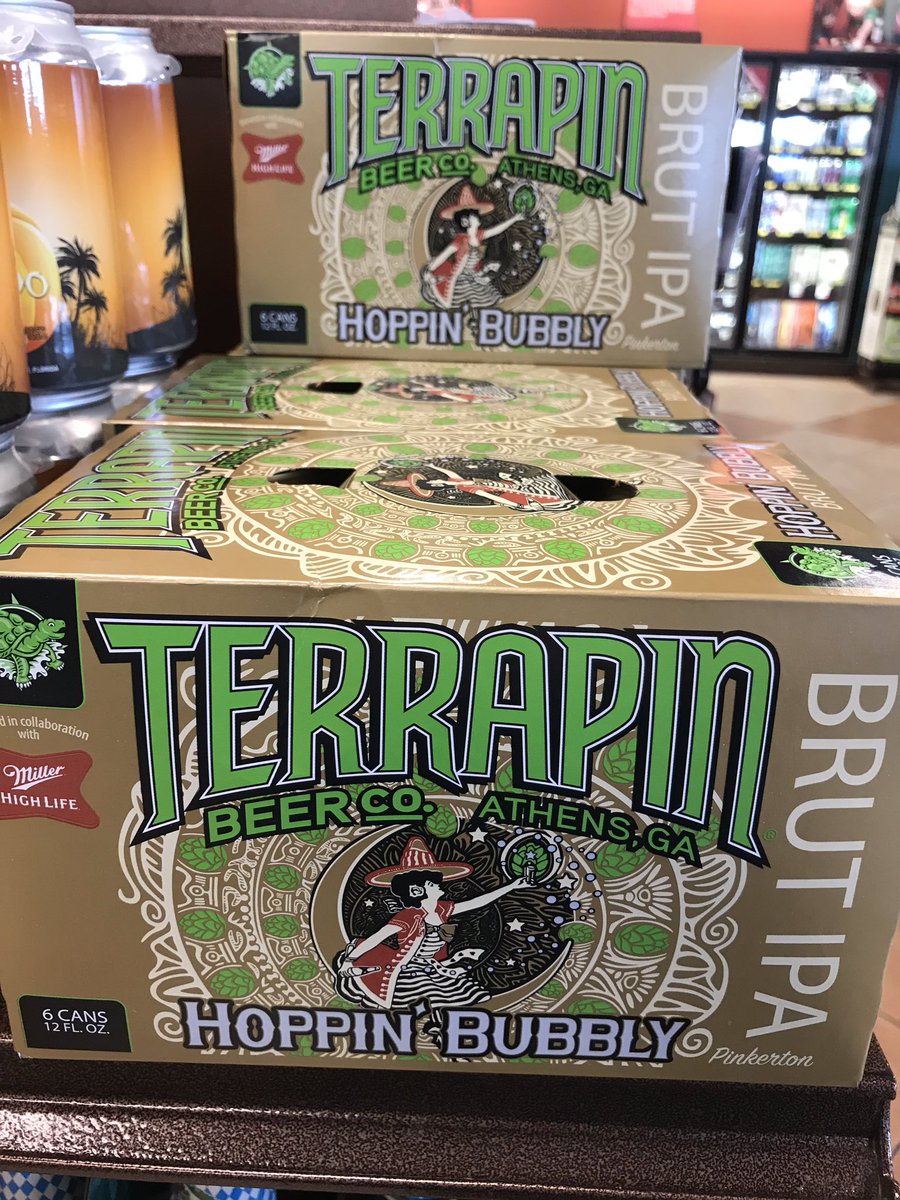 ABCBeerRick's tweet image. New #CraftBeer @ABCBeerCountry west #VeroBeach: @TerrapinBeerCo @millerhighlife Hoppin Bubbly Brut IPA