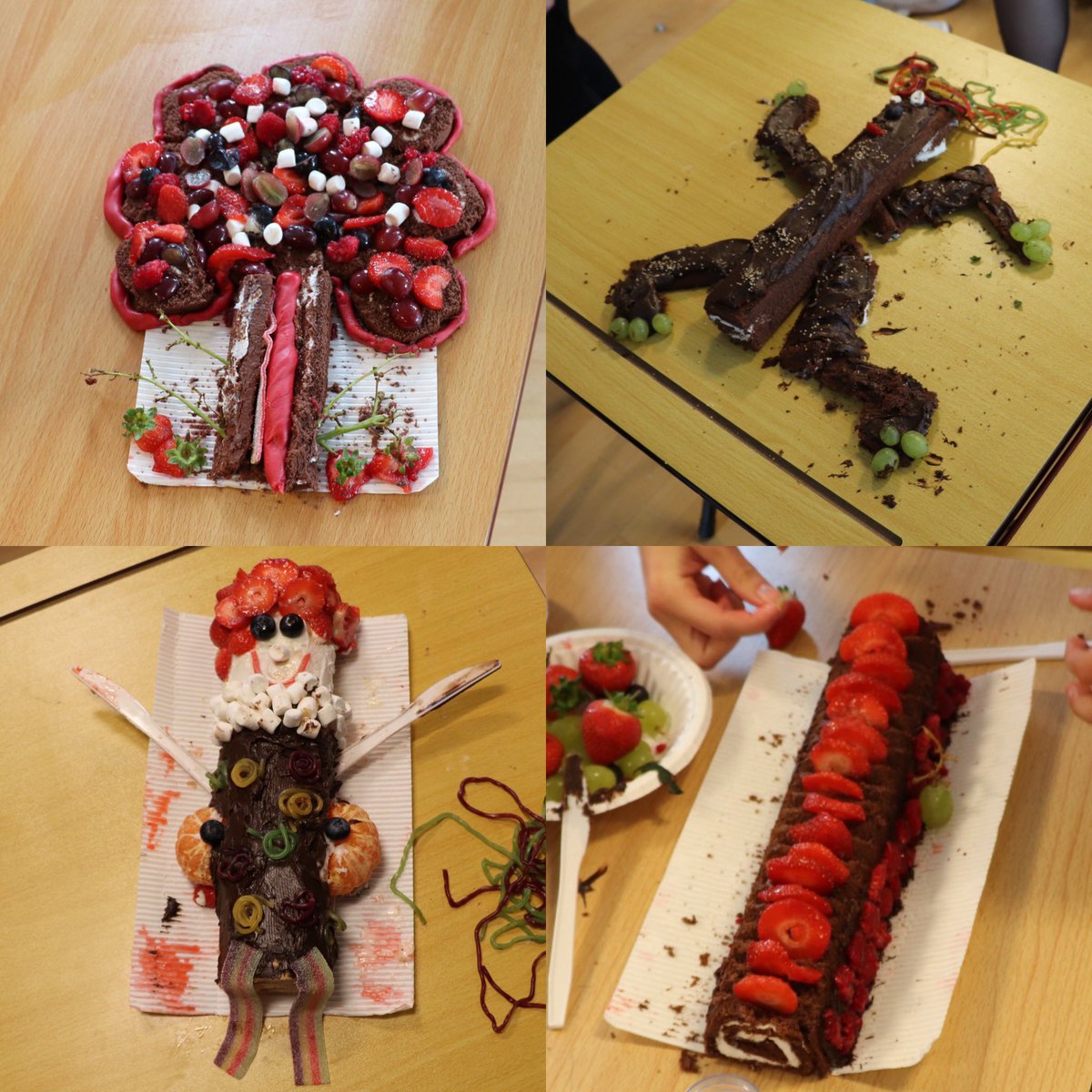 STAHS's tweet photo. A fantastic finale to our @macmillancancer coffee morning with the Staff vs Sixth Form cake decorating competition. #STAHSIntegrity https://t.co/2o7PMsKS83