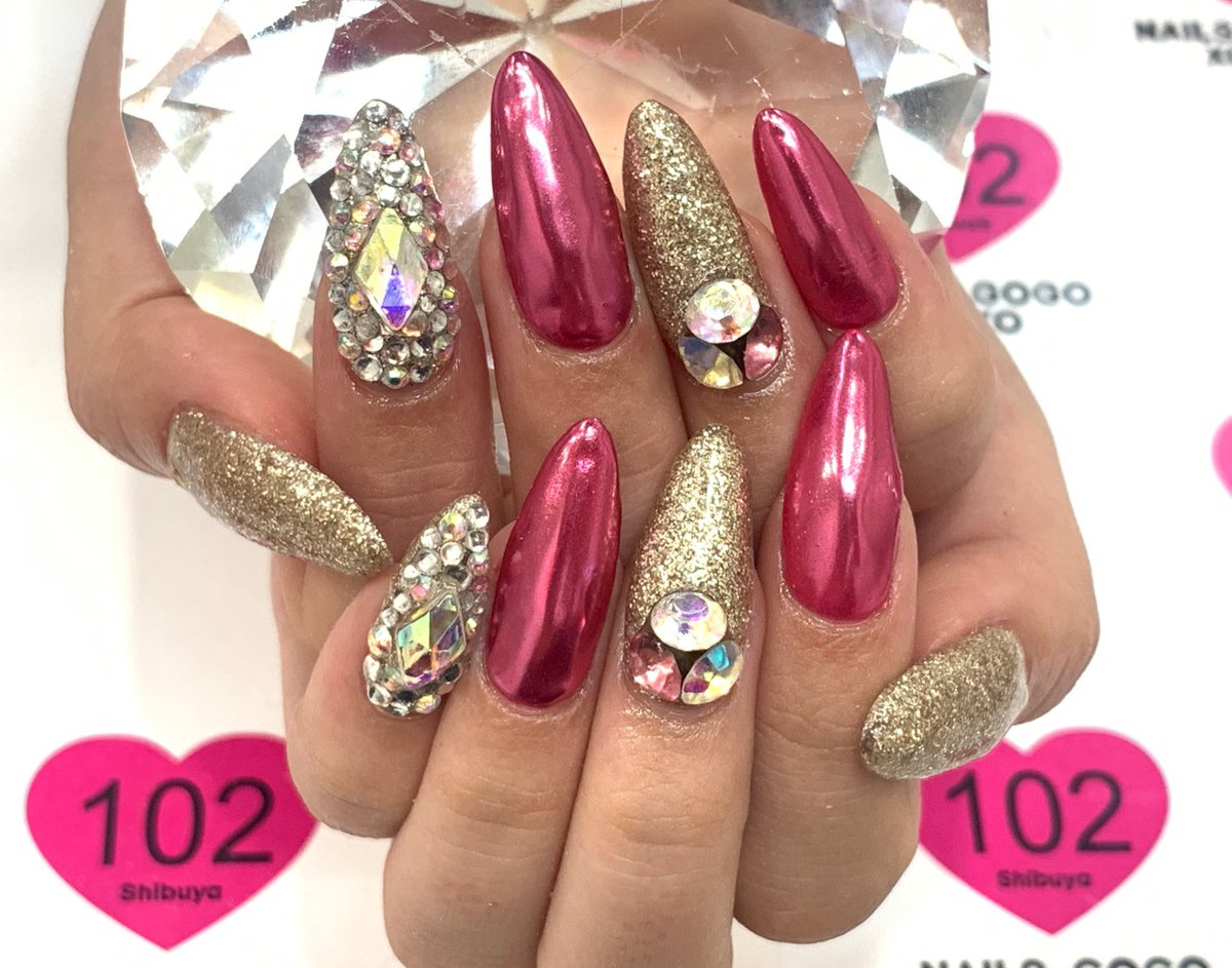 Nailsgogo A Twitter 渋谷ネイルサロン Nailsgogo 03 5728 4343 ご紹介 ネイル は ピンクミラー ネイル ラメネイル ストーンネイル ありがとうございました T Co 2ext3sdfvm 人気ネイルサロン 渋谷ネイル スカルプネイル ネイルデザイン やり放題