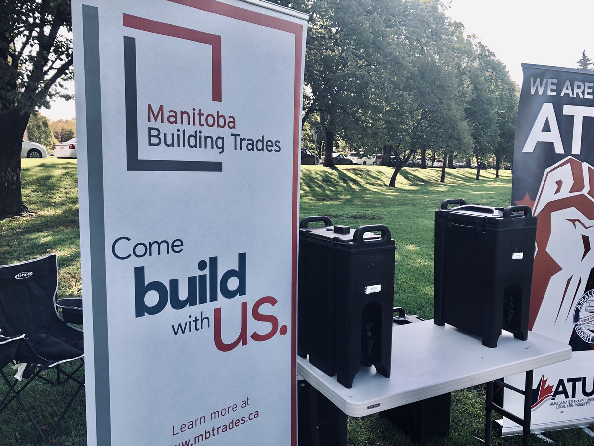 MBTrades's tweet photo. Come find us on the legislative grounds today at Winnipegβs Global Climate Strike. We have free coffee for strikers! Bring your own mug, compostable to-go cups available! #mbclimatestrike https://t.co/23JfMztKlz