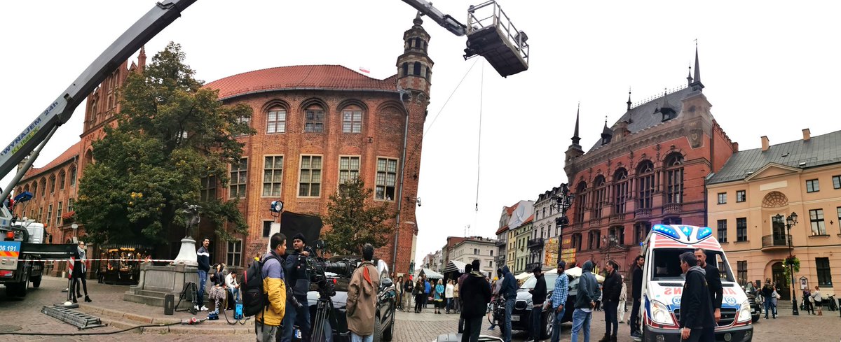 KicchaSudeep's tweet photo. Wrapped shoot at Warsaw n now at Torun to shoot the Chase n a part of th climax action sequence for #K3.
Choreographed my KannalKannan master and Zbyszek. https://t.co/7bOnm34GoR