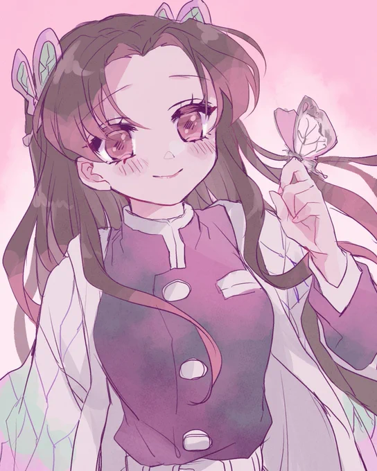【お題】胡蝶カナエさん 初参加失礼します〜
#鬼滅の刃版深夜のお絵描き60分一本勝負 