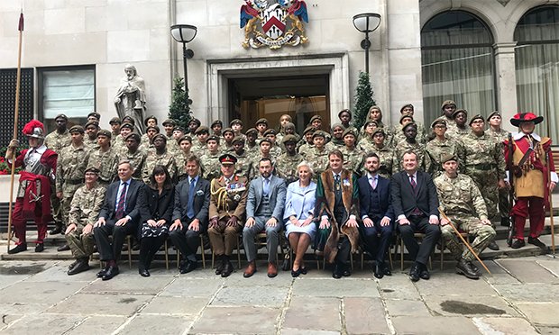 Hackney Citizen (@hackneycitizen) on Twitter photo ‘Tremendous honour’: Hackney cadets parade for head of British army at iconic Grocers’ Hall
New unit made up of Year 8 and 9 pupils from @Mossbourne perform for General Nicholas Carter
bit.ly/2ma9tdr
#Hackney #education
@CCFCadets <a href="/MCAmossbourne/">Mossbourne Community</a> <a href="/MVPAmossbourne/">Mossbourne Victoria Park</a> ‘Tremendous honour’: Hackney cadets parade for head of British army at iconic Grocers’ Hall
New unit made up of Year 8 and 9 pupils from @Mossbourne perform for General Nicholas Carter
bit.ly/2ma9tdr
#Hackney #education
@CCFCadets <a href="/MCAmossbourne/">Mossbourne Community</a> <a href="/MVPAmossbourne/">Mossbourne Victoria Park</a>