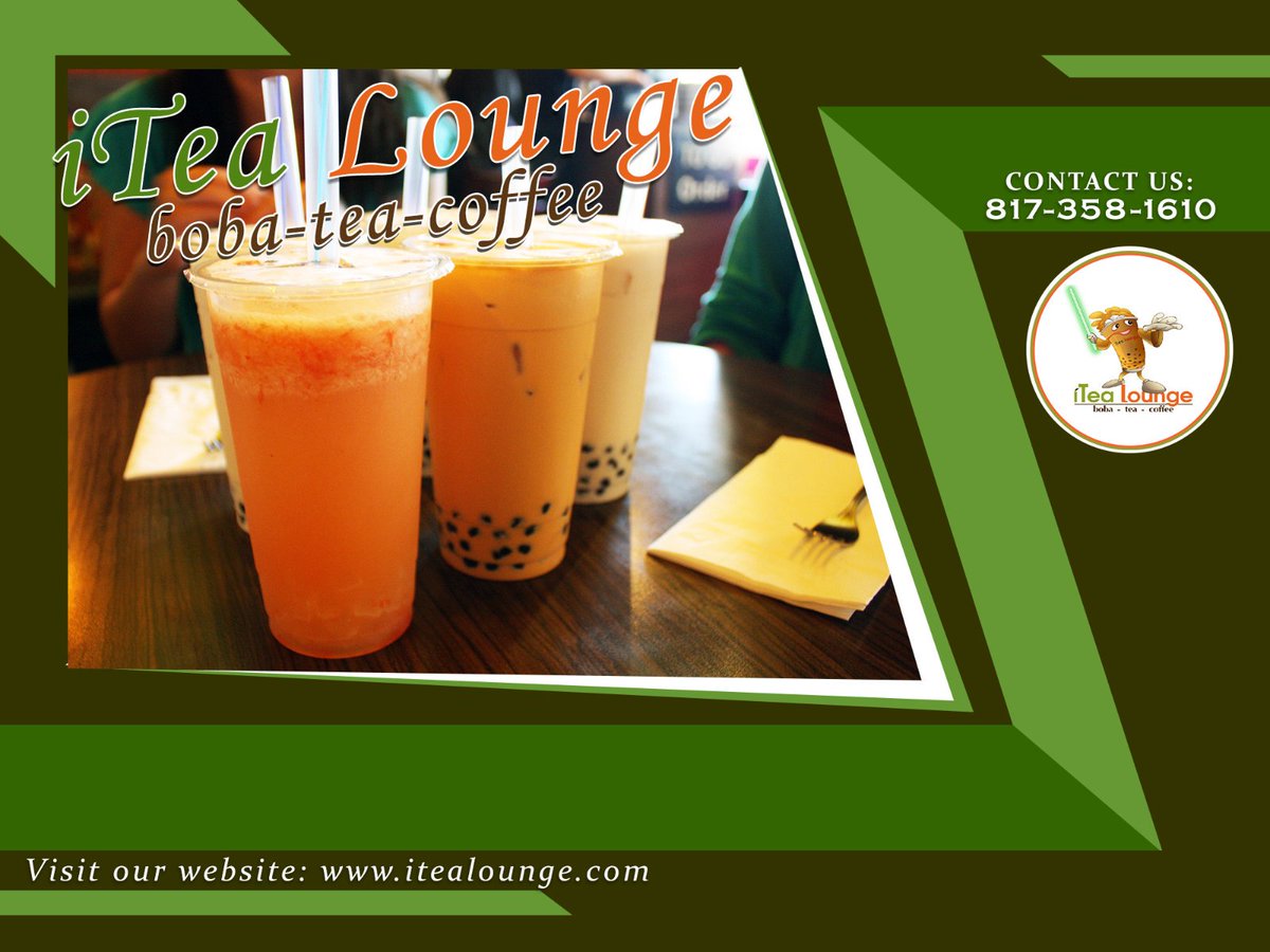 iTeaLoungeShop's tweet photo. iTea Lounge brings you premium drinks made from premium ingredients. We only blend the freshest fruits with the purest ingredients.
https://t.co/KtDBrUYTb6
#RefreshingDrinks
#MilkTea
#EulessTexas
#AffordableSnacks
#TapiocaBubbleTea
#SmoothieDrinks
#BlendedCoffeeDrinks https://t.co/M7PeLWJNCu