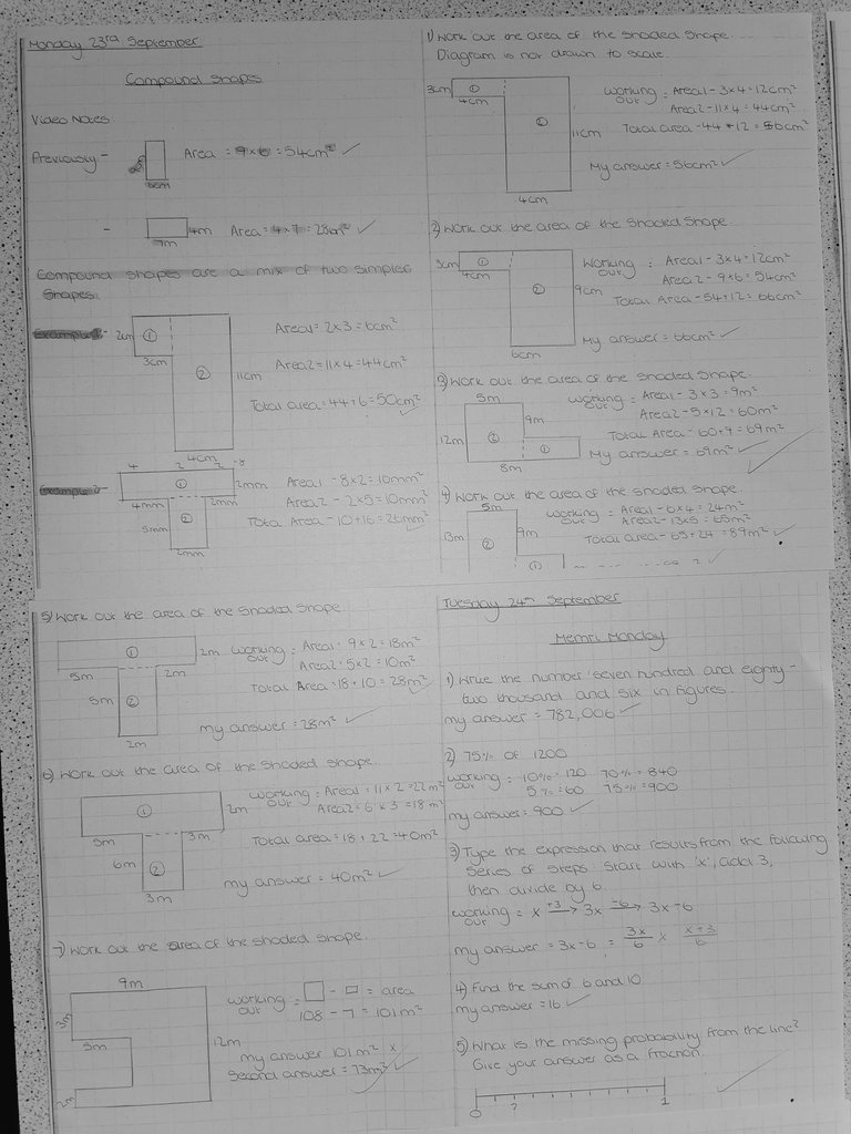 BreenMaths's tweet photo. Remember it's #FixUpFriday! Some excellent work from year 9 pupils in their @hegartymaths books this week. Well done to Harrison Zysiak-Tobin, Ben Hyland, James Croft, Abigail Maguire and Caitlin Smith who's work is featured below! @HalewoodMaths @HalewoodAcademy https://t.co/e7nB4nRfgB