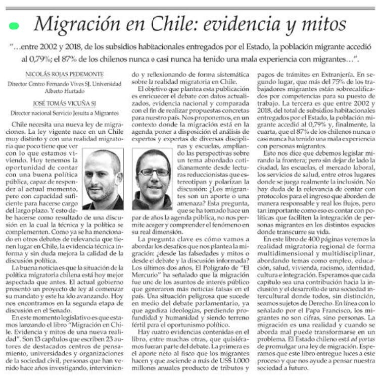SNMR_PPD's tweet photo. En materia de #Migración, debemos legislar mirando la frontera, pero sin dejar de lado la ciudad, las escuelas, el mercado laboral, todos los lugares comunes que dan espacio a la integración @PPD_Chile @HeraldoMunoz @sebas_vergara @SJMChile @senadorquintana @ACNURamericas https://t.co/vLG4aDgBlc