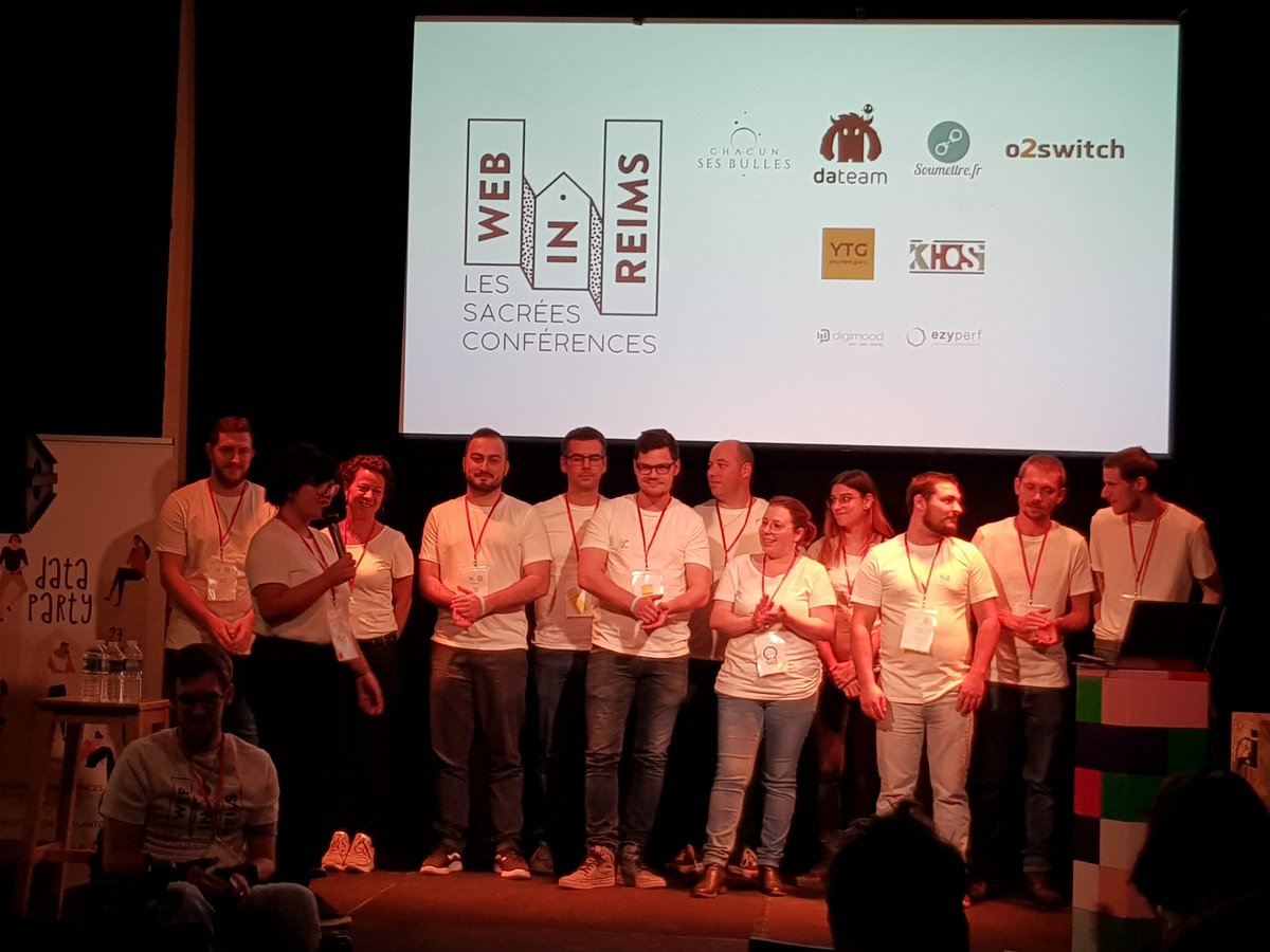 WebInReims's tweet image. Merci à nos bénévoles de la @WildSchoolReims, un diplôme en six mois qui sanctionne l&apos;équivalent de deux ans de formation ! #webinreims #dataparty