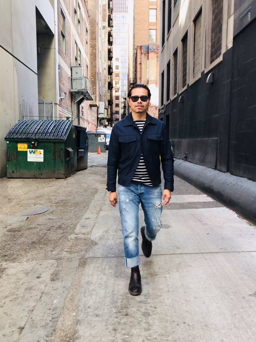 elVagabundoBK's tweet photo. Welcome to my world, my lifestyle,
 el VAGABOND Style!!😎🤙🏼
#mensfashion #menswear #workwear #menstyle #rayban #saintjames #florsheim #jcrew #fashionconsultant #fashionphotography #commercialphotography #elvagabundobrooklyn https://t.co/QLN9Z2Bm44