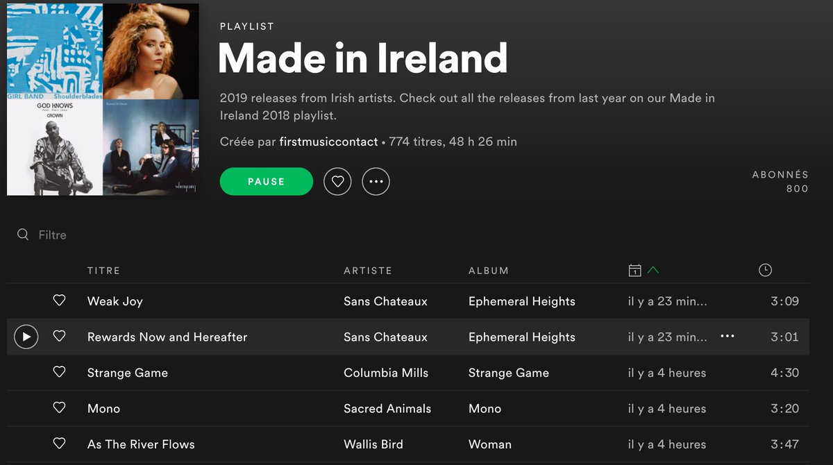 Sans Chateaux (@sans_chateaux) on Twitter photo Feels nice to have the opening two tracks from Ephemeral Heights included in <a href="/FMC_Ireland/">First Music Contact</a>'s Made in Ireland playlist covering loads of great Irish releases from 2019. #madeinireland tinyurl.com/y6x2njor Feels nice to have the opening two tracks from Ephemeral Heights included in <a href="/FMC_Ireland/">First Music Contact</a>'s Made in Ireland playlist covering loads of great Irish releases from 2019. #madeinireland tinyurl.com/y6x2njor