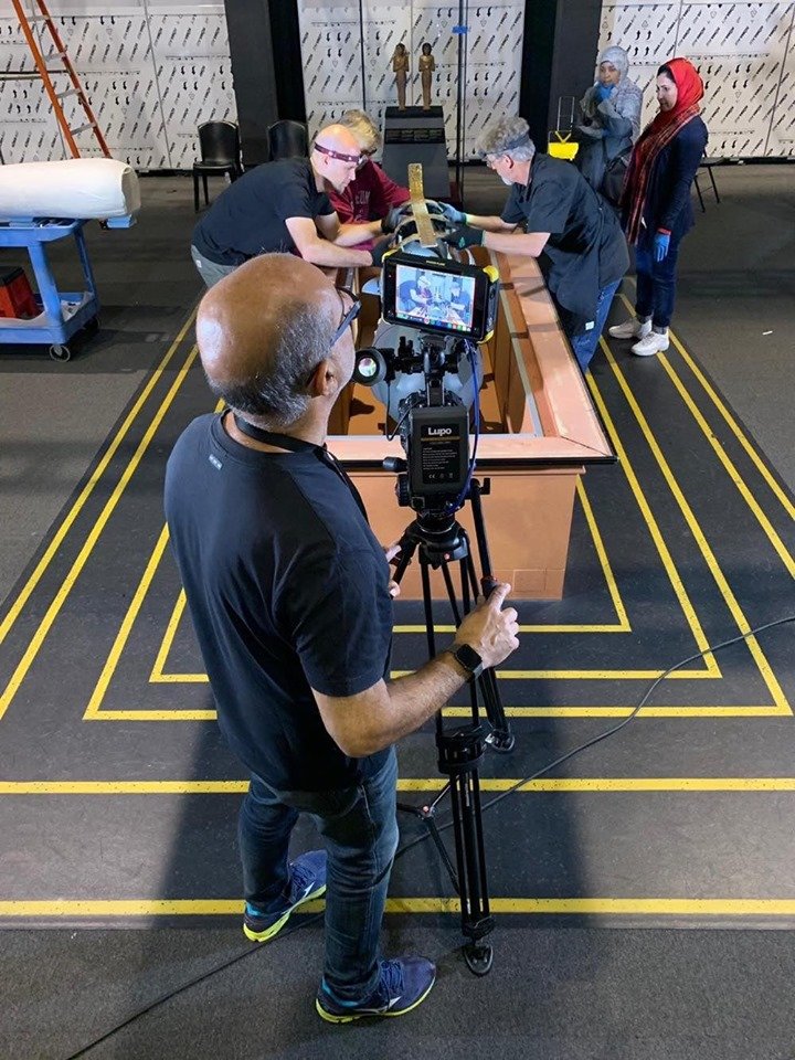 I spent last days at #expotoutankhamonparis
Shooting in amazing location #GrandeHalledelaVillette in #Paris for a new #project ! 
.
#expotoutankhamonparis #sandrovanninimages 
#kingtutexhibition #kingtuttour