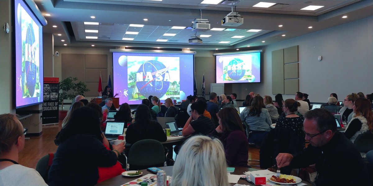 mjpaz's tweet photo. @trisharoffey with a great keynote at #etcata Soon we get to play with @makeymakey #ecsd https://t.co/Wd11l0h1Q6