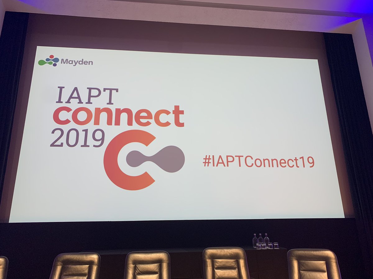 ClinLead's tweet photo. A huge thank you to everyone @MaydenTweets for hosting a fantastic event shining the light on the future of digital healthcare! Especially @mhealth_Helen @hannah_cottrill @clare_l_mason @Mich_RJ @asturgessdurden @chrism_mayden #IAPTConnect19 https://t.co/3RkKHRKWe6