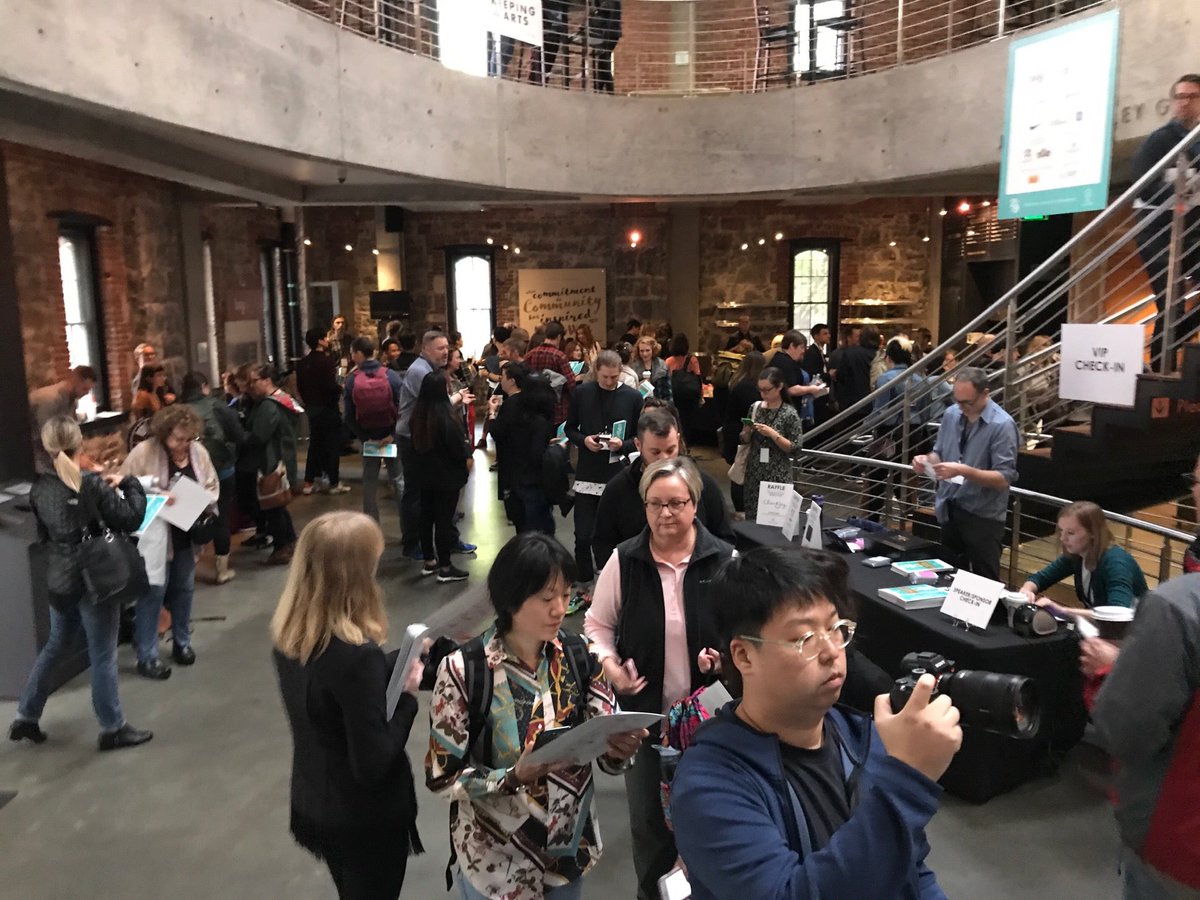 superalan's tweet photo. Getting ready for another awesome Portland Creative Conference! #Cre8con2019 #Cre8con (@ Gerding Theater at The Armory in Portland, OR) https://t.co/xL9KwBGdgc https://t.co/mkJXSIApWE