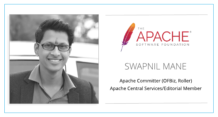 HotWaxSystems's tweet photo. Congratulations to our very own @swapnilmmane for being recognized as a Committer to yet another #Apache project, #Roller. He's also joining the @TheASF Central Services/Editorial team to support the publications that help to unite this global community of #innovation! #OFBiz https://t.co/9a25QuaV9P