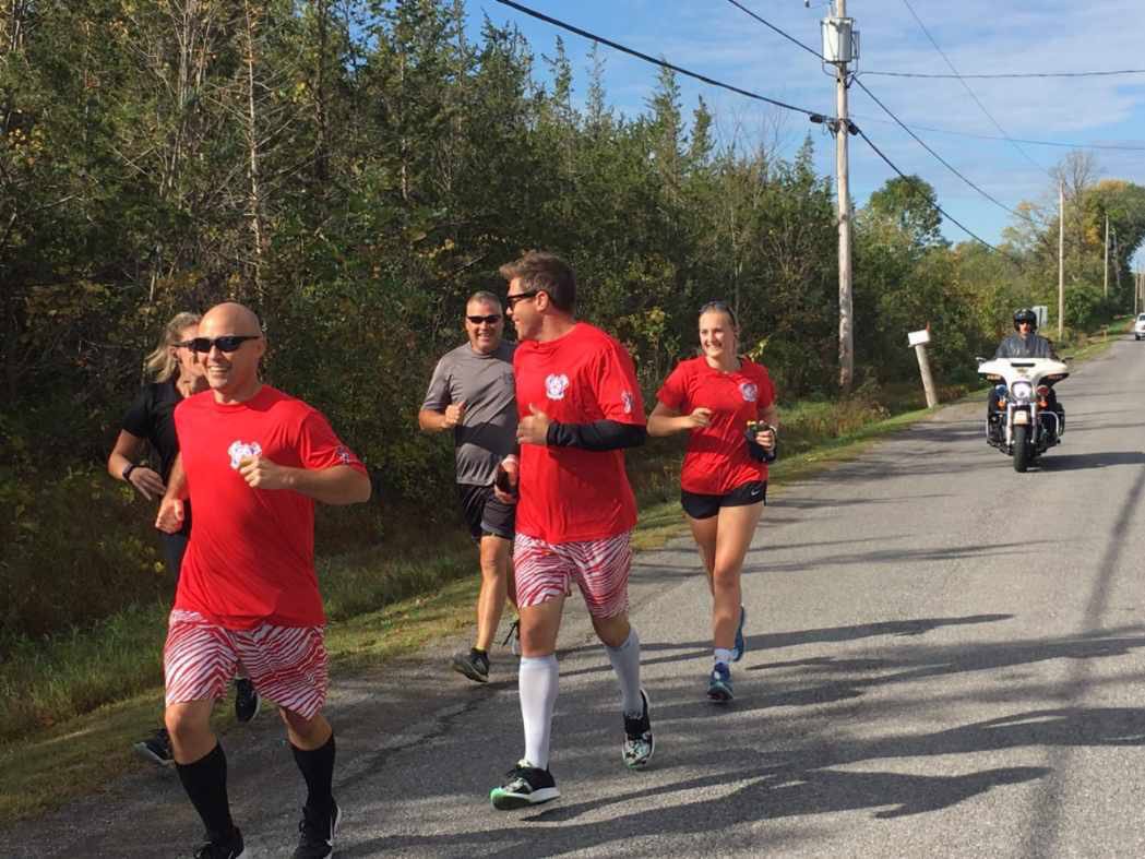 HPS_Run2R's tweet photo. See ya later Shannonville! Feelin’ good and havin’ a time! #NPOMR #RunToRemember #460km #smile #HamOnt @460km @HamiltonPolice @zubaz https://t.co/a7I4pvLqPt