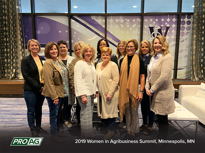 ProAgIns's tweet photo. ProAg is well-represented and proud to be a sponsor of the 2019 Women in Agribusiness Summit this week in Minneapolis, MN. It is a great opportunity to connect with and be inspired by a community of like-minded women who are passionate about agriculture. #WIAS19 #womeninag https://t.co/CYUcrBZstA