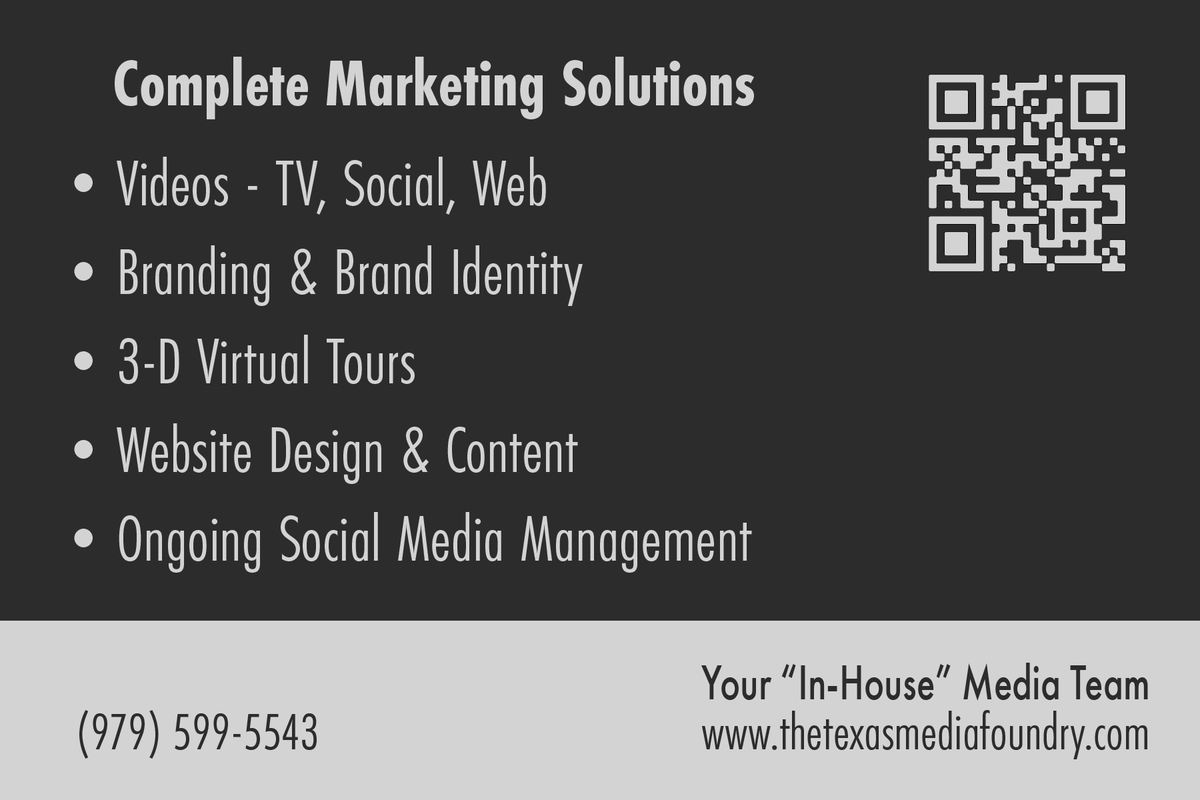 TXFoundry's tweet photo. We're here to handle all of your media needs. Whether your in need of video, a website, static advertising, or all of the above, the Texas Media Foundry is the group to call on. Let's work together to take your brand to the next level.

https://t.co/WJd7svZBde

#media #design https://t.co/dygxyLfrWV