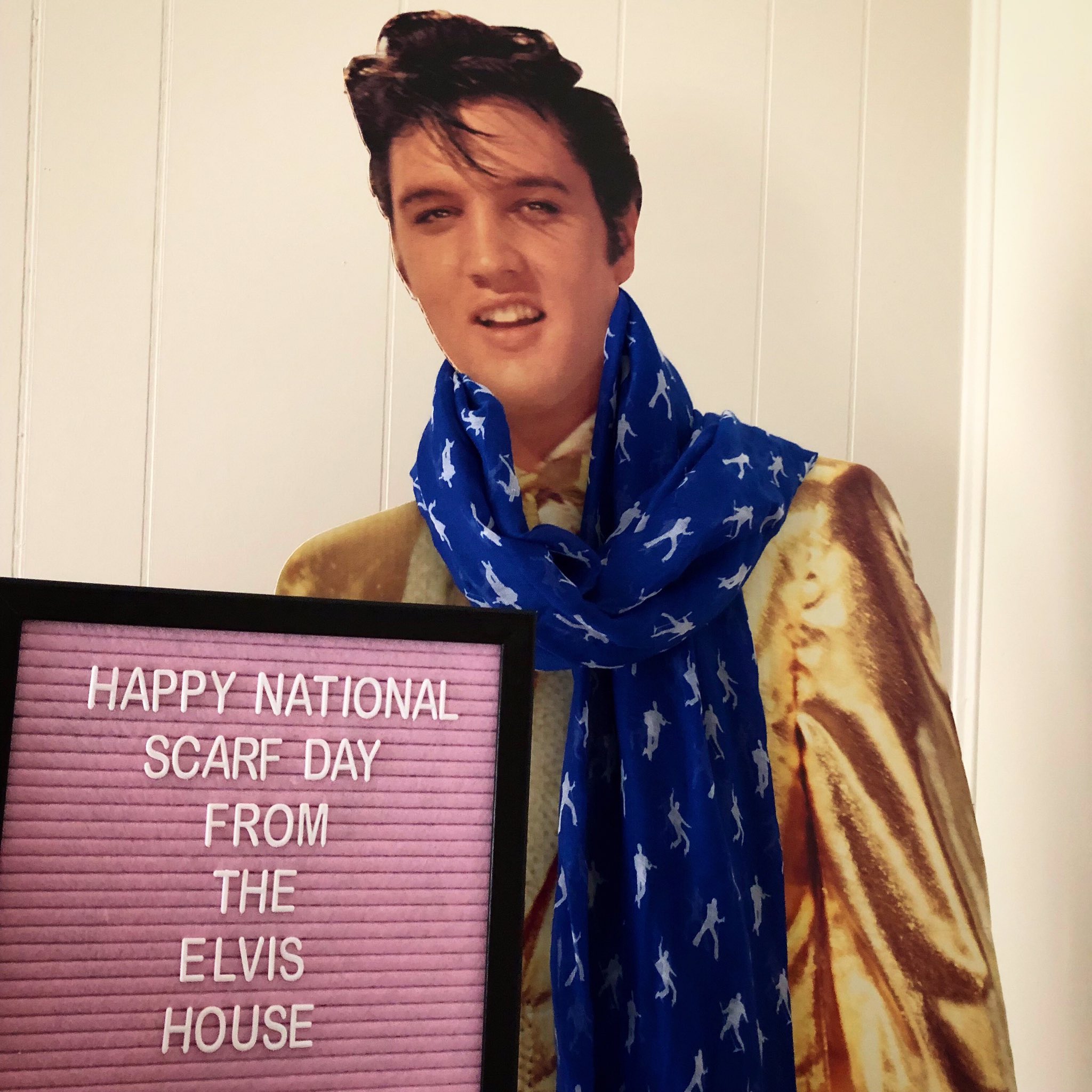 The Elvis House on Twitter "Happy National Scarf Day from The Elvis