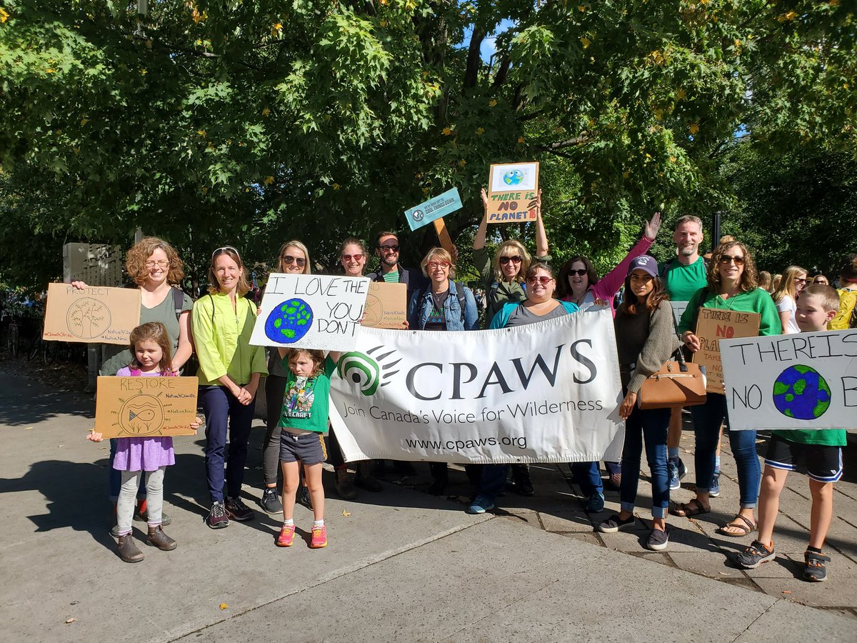 AlisonRonson's tweet photo. Save our land, save our seas, there is no planet B! #climatestrikecanada #nature4climate #NatureNow #cpaws https://t.co/cNlWvc8tjX