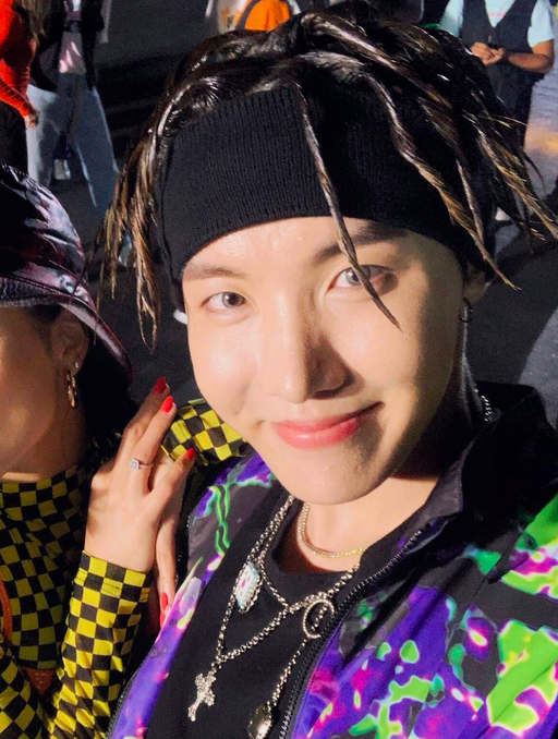 BTS Hoseok-wore gel twists to resemble dreads for hip-hop song