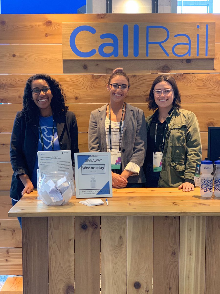 bridgetgraf's tweet image. Had a blast at #CTAConf co-presenting with @AndrewCMiller of @WorkshopMktg on how to get the most data out of your landing pages with @CallRail ⭐️ can’t wait for next year!